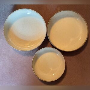 ⭐️ Host Pick⭐️ Zara Home set- 2 large soup bowls and 1 small bowl NWT